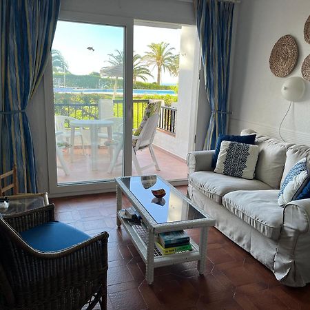 Sea & Pool View Garden Apartment Las Palmeras ネルハ エクステリア 写真