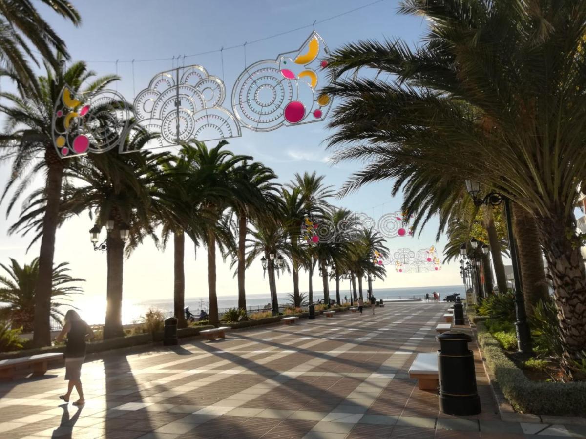 Sea & Pool View Garden Apartment Las Palmeras ネルハ エクステリア 写真