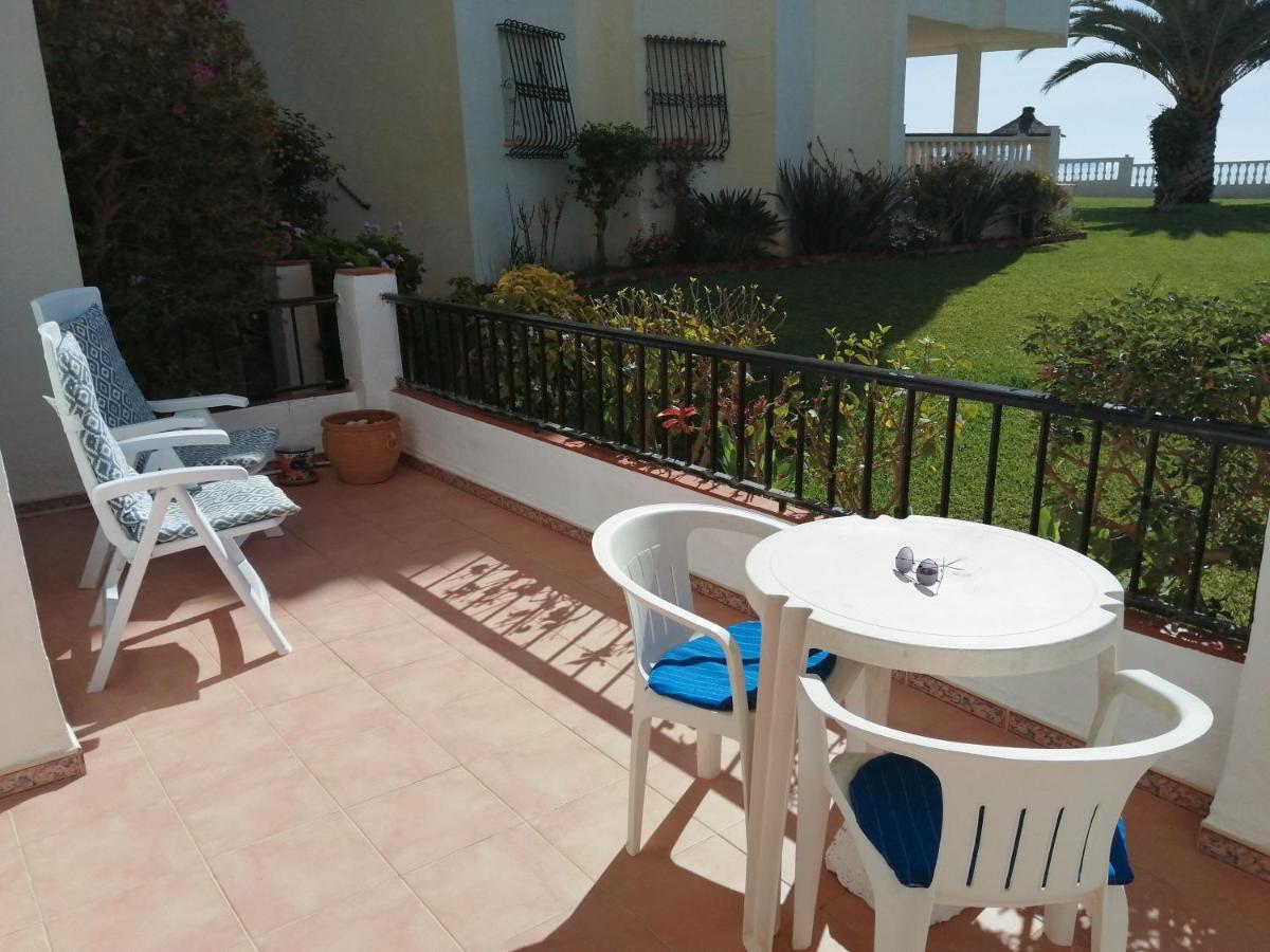 Sea & Pool View Garden Apartment Las Palmeras ネルハ エクステリア 写真