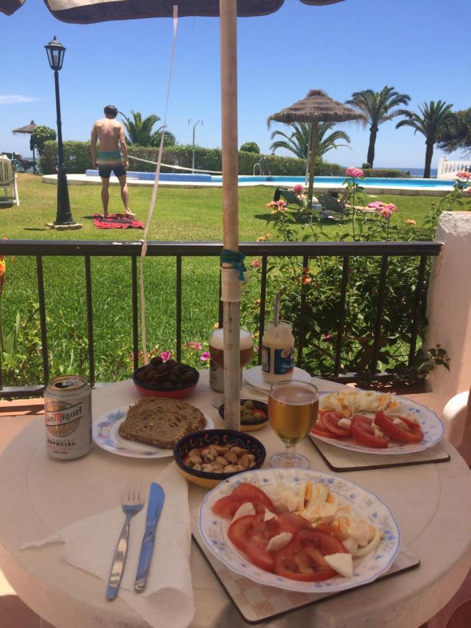 Sea & Pool View Garden Apartment Las Palmeras ネルハ エクステリア 写真
